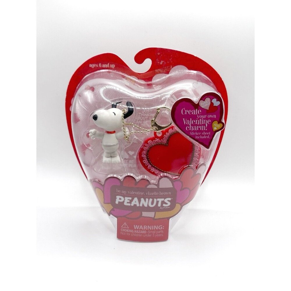 NEW Peanuts Be My Valentine, Charlie Brown Create‎ Your Own Charm SNOOPY NIB